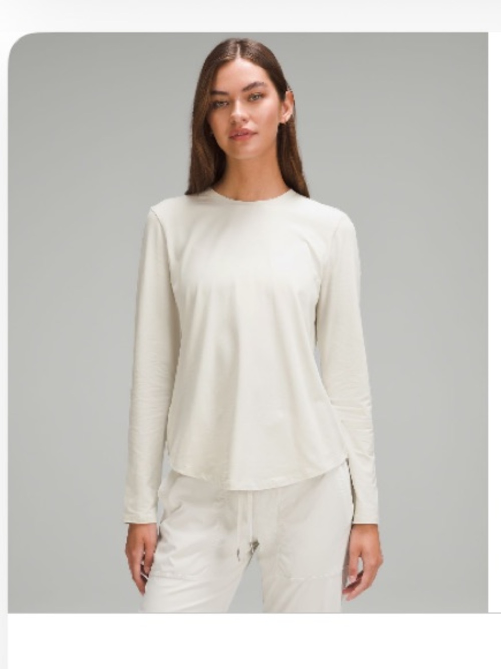 Lululemon Love Long Sleeve Size 6 Bone